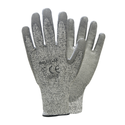 Guante anticorte recubierto de PU gris STEELPRO Multiflex Cut-5