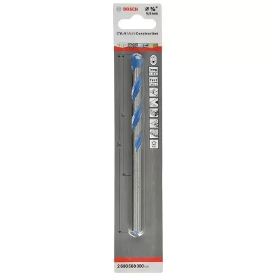 Broca Multipropósito Bosch Multiconstruction CYL-9 de 3/8", Encastre Cilíndrico