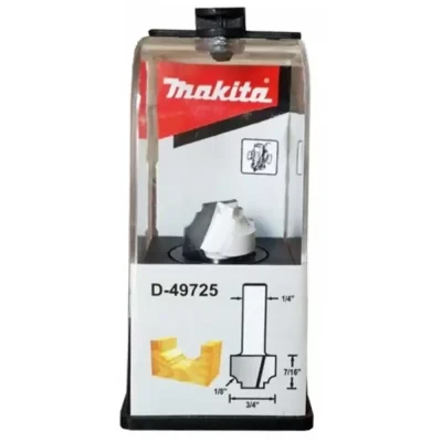 Fresa Moldeadora para Router Makita D-49725 3/4" Vástago 1/4"