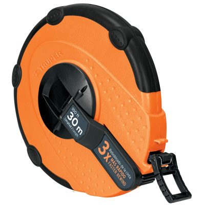 Cinta Métrica Larga Tipo Carrete Truper 12639 30m x 14mm