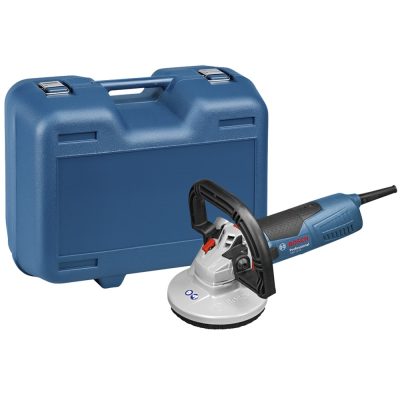 Lijadora de concreto Bosch GBR 15 CA de 5" 1500 W con guarda y aspiración