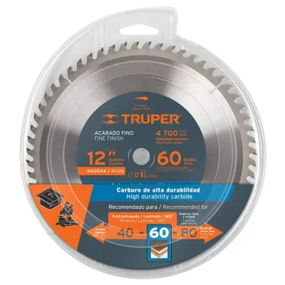 Disco de Sierra Truper 18312 12" 60 Dientes para Madera