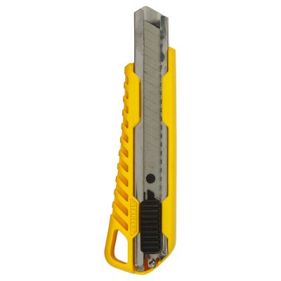 Cutter Profesional Stanley DynaGrip 18mm Retráctil con Hoja Segmentada STHT10276