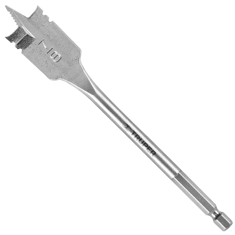 Broca Paleta 7/8" Hex 1/4" x 6" para Madera Truper 11381