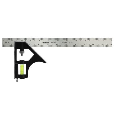 Escuadra Combinada Kamasa KM495 12" en Acero Templado