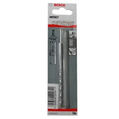 Broca para muro Bosch CYL-1 de 6.0 mm (15/64") x 100 mm vastago cilindrico