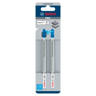 Hoja de Calar Bosch T321AF para Corte Recto en Metal Bimetal