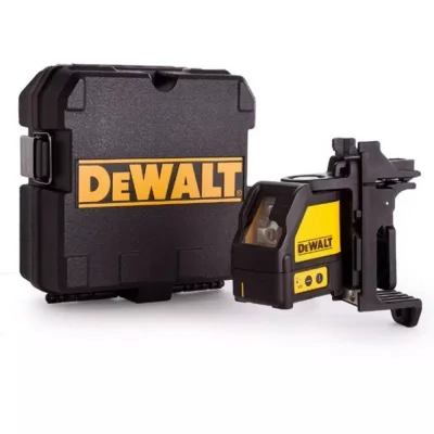 Nivel láser de líneas cruzadas DeWalt DW088CG luz verde alcance 20 m
