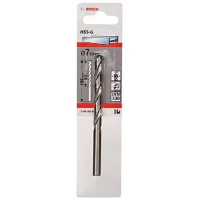 Broca para Metal Bosch HSS-G 7mm Punta de 135 Grados