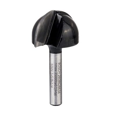 Fresa Redondeadora Bosch 2608.628.634-000 de 1" con Rodaje y Vastago 1/4"