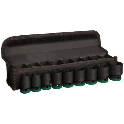 Juego de Dados de Impacto Bosch 1/2" Corto 9 Piezas Cromo-Molibdeno