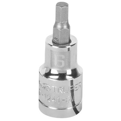 Dado Punta Allen 1/2" x 6mm Corto Truper 13281