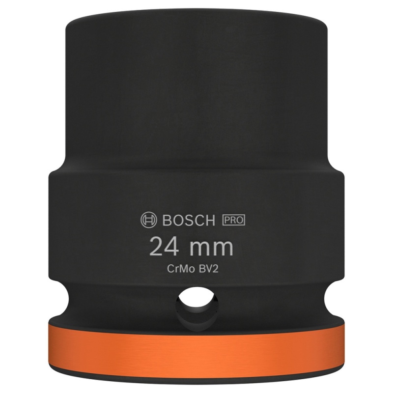 Dado Hexagonal Bosch 3/4" x 24 mm Corto para Llave de Impacto