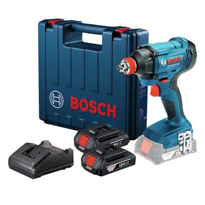 Llave de Impacto Inalámbrica Bosch GDX 180-LI 18V 180Nm con 2 Baterías