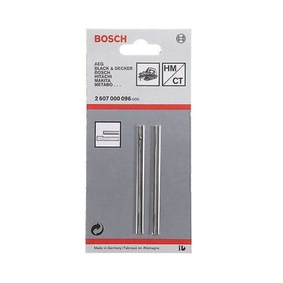 Juego de 2 Cuchillas Reversibles Bosch 2607.000.096-000 de 82 mm para Cepillo Eléctrico GHO 20-82