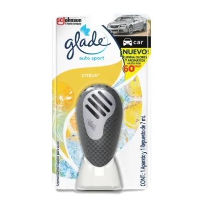 Ambientador Glade Auto Sport Citrus Equipo 7ml