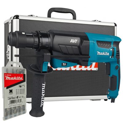 Rotomartillo SDS-Plus Makita HR2320TX1 720W con Kit de Brocas