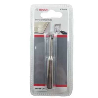 Broca Diamantada Bosch GREY 2608.579.407-000 de 6 mm para Porcelanato y Ceramica