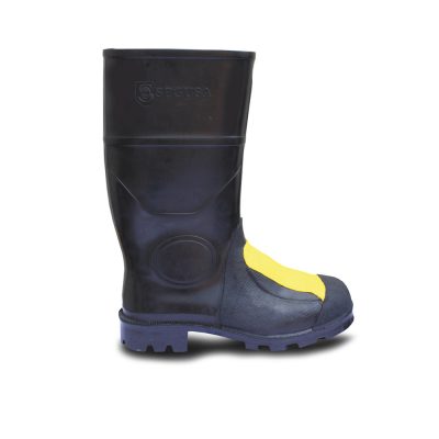 Bota de caucho con punta de acero y protección metatarsal SEGUSA RGB Metatarsal