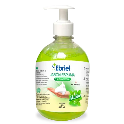 Jabón Espuma Ebriel 400 mL