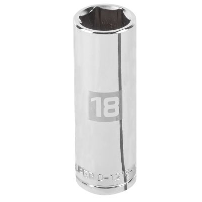 Dado Hexagonal Milimétrico 1/2" x 18mm Largo Truper 13358