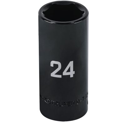 Dado de Impacto Hexagonal 24mm Encastre 1/2" Truper 100923