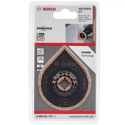 Disco Multiuso Bosch AVZ 70 RT 3 en 1 Corte Desbaste y Lijado