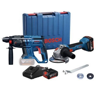 Combo Bosch Amoladora GWS 18V-8 + Rotomartillo GBH 180-LI 18V