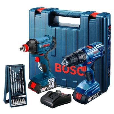 Combo Bosch Taladro Percutor GSB 180-LI + Llave de Impacto GDX 180-LI 18V
