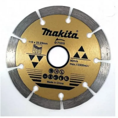 Disco Diamantado Segmentado 4-1/2" para Concreto en Seco Makita D-71015