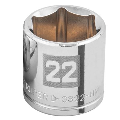 Dado Hexagonal Truper 13686 3/8" x 22mm Corto