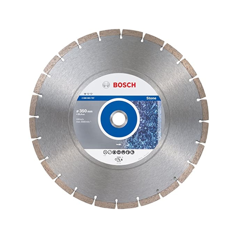 Disco Diamantado Bosch 14" (350mm) para Corte de Piedra