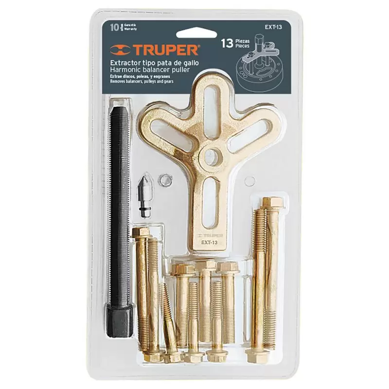 Extractor de Polea Truper 14510 95mm 3 Garras