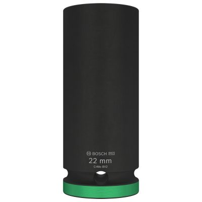 Dado de Impacto Largo Bosch 2608.003.053-000 22 mm - Encastre 1/2", Hexagonal Milimetrico