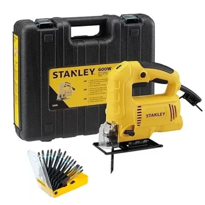 Sierra Caladora Stanley SJ60K-K2 600W con Set de 16 Hojas