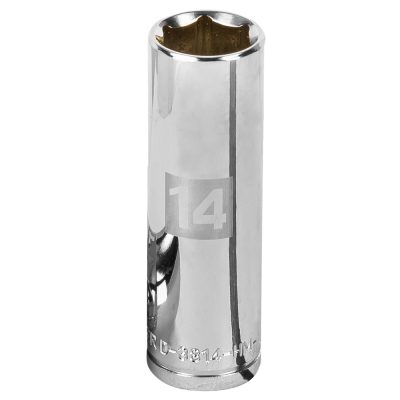 Dado Hexagonal 14mm Encastre 3/8" Largo Truper 13774