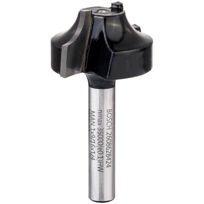 Fresa Perfiladora Ovolo Bosch 2608.628.424-000 de 1" con Vástago de 1/4"