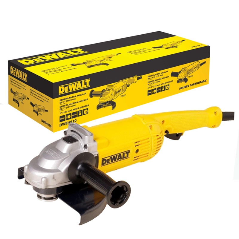 Amoladora Angular DeWalt DWE491-B2 de 7 Pulgadas y 2200 W