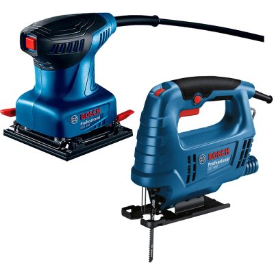 Combo Bosch Sierra Caladora GST 680 500W + Lijadora Orbital GSS 140 220W