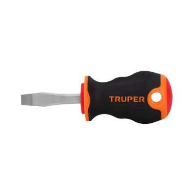Desarmador plano 1/4 x 1-1/2" mango comfort grip TRUPER 14003