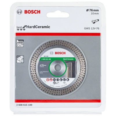 Disco Diamantado Bosch 3" Corte Seco para Cerámica