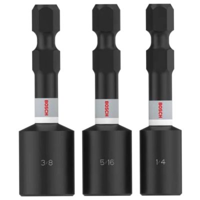 Set de 3 dados magnéticos de impacto Bosch Impact Pro 2608.521.U65-000 hex 1/4" x 50 mm