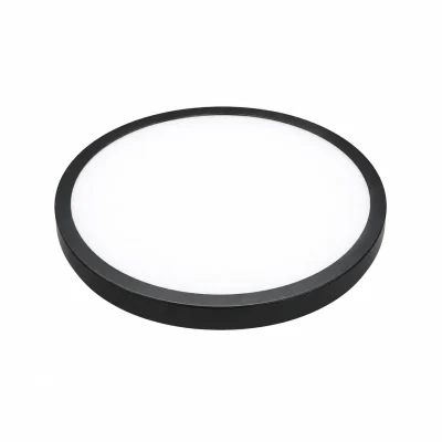 Plafón LED tricolor 48W con borde negro y control remoto DIXON