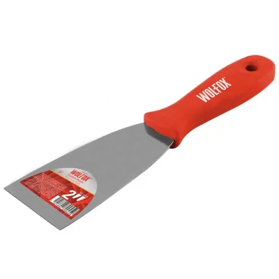 Espátula rígida Wolfox WF3108 de 3" con mango plástico