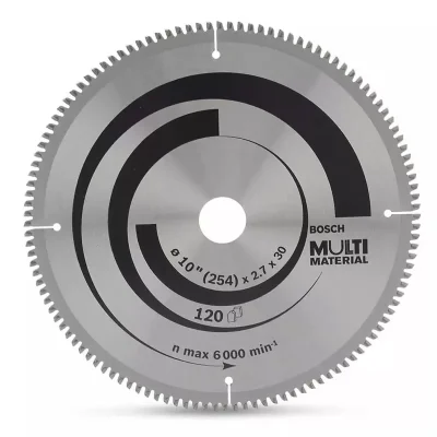Disco de Sierra Circular Bosch 2608.642.203-000 10" 120 Dientes para Melamina y Aluminio