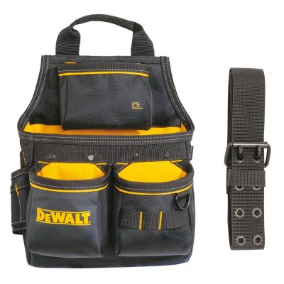 Bolso porta herramientas DeWalt DWST540201 de lona con 13 bolsillos y cinturon regulable