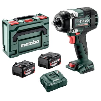 Llave de Impacto Metabo SSW 18 LTX 800 BL 1/2" 18V Brushless (2 Bat. y Cargador)