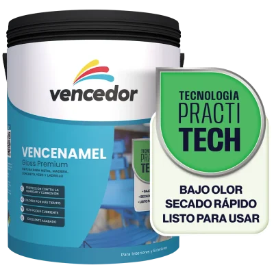 Esmalte Gloss Vencedor Practitech Brillante para Metal y Madera