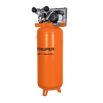 Compresor vertical 240 L, 4 HP (máx), 220 V, con clavija