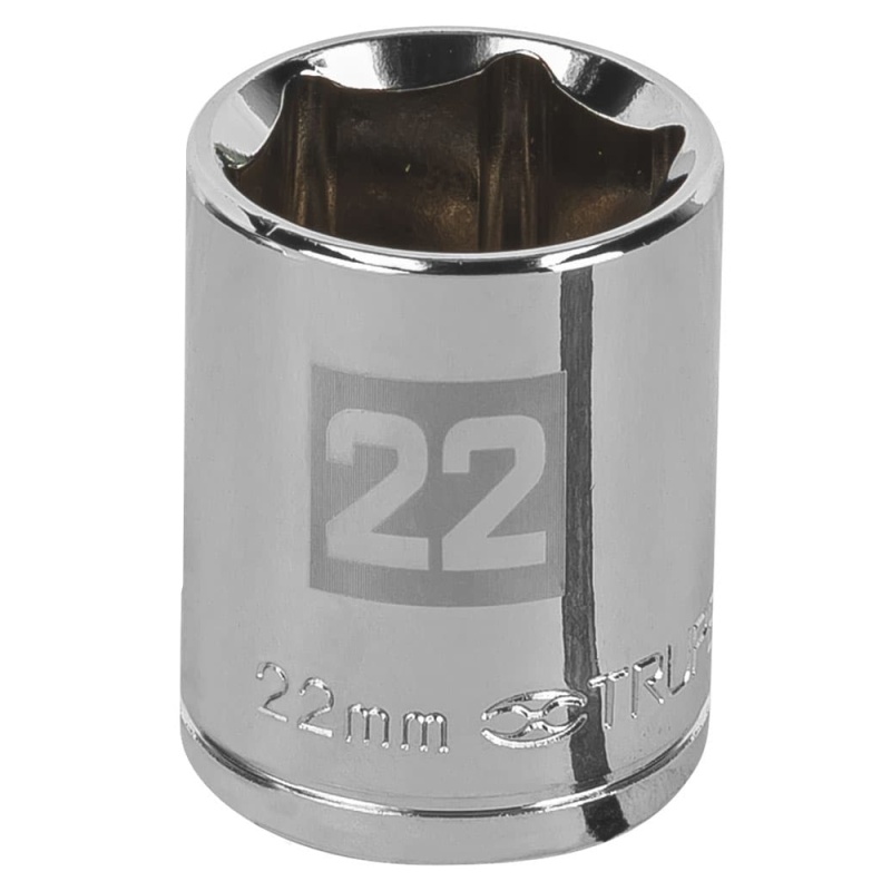 Dado Hexagonal Milimétrico Truper 13272 1/2" x 22mm Corto